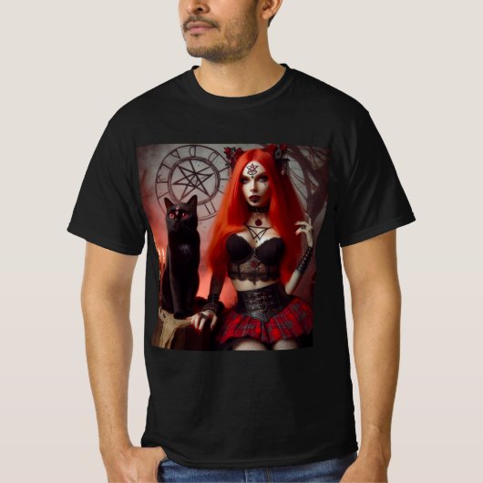 La Dama Oscura y su Compañero de Sombras T-shirt (Voorkant)