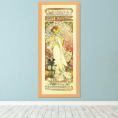 La Dame aux Camelias Canvas Afdruk (Insitu (Houten vloer))