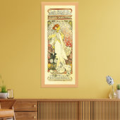 La Dame aux Camelias Canvas Afdruk (Insitu (Woonkamer))