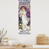 la dame aux camélias door Alfons Mucha 1896 Poster (Keuken)
