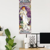 la dame aux camélias door Alfons Mucha 1896 Poster (Thuiskantoor)
