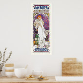 La Dame aux Camélias door Mucha Poster (Keuken)