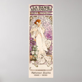 La Dame aux Camélias – Mucha | Art nouveau Poster