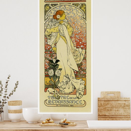 La Dame aux Camelias Poster (Keuken)