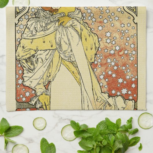 La Dame aux Camelias Theedoek (Gevouwen)