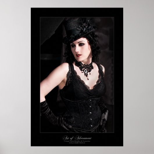 La Dame Noire - Print (Voorkant)
