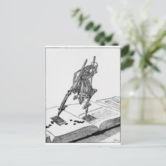La Dance de la Mort briefkaart (Staand voorkant)