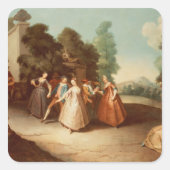 La Danse Vierkante Sticker (Voorkant)