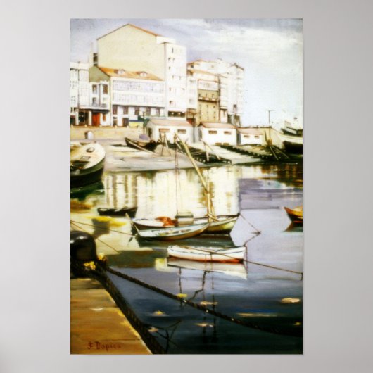 La Dársena (A Coruña)/A Dársena (A Coruña) Poster (Voorkant)