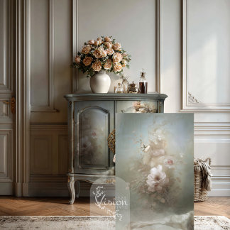  La Dauphine Blush Pink Rose Butterfly Mist Tissuepapier