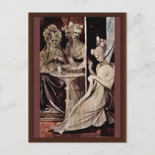 La Débutante van Johann Heinrich Füssli (beste qua Briefkaart