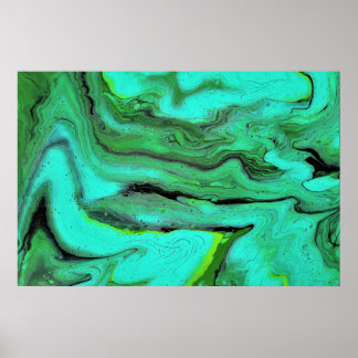 La Dee Dah 2 Abstracte Kunst Wanddruk Poster