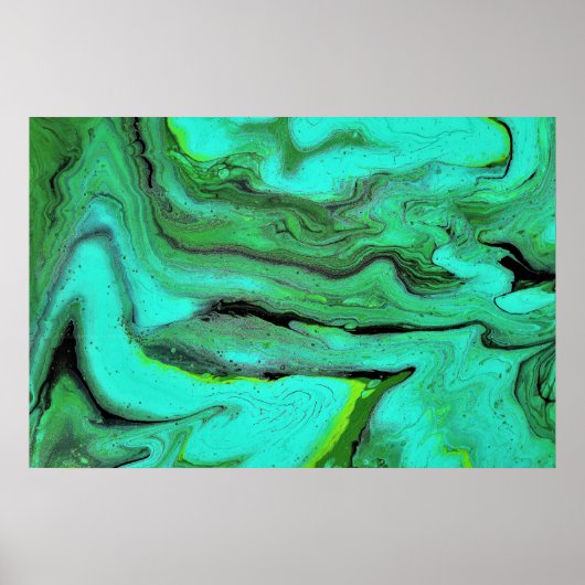 La Dee Dah 2 Abstracte Kunst Wanddruk Poster (Voorkant)