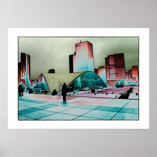 La Défense Art - Parijs / Frankrijk Poster (Voorkant)