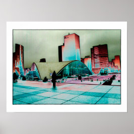 La Défense Art - Parijs / Frankrijk Poster
