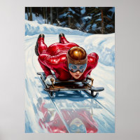 LA DESCENTE EN SKELETON (De afdaling van het skele