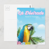 La Désirade papegaai reisposter Briefkaart (Voorkant / Achterkant)