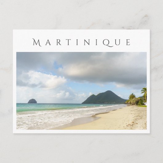 La Diamant, Martinique reis Briefkaart (Voorkant)