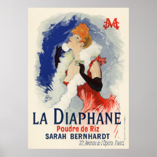 La Diaphane, Jules Chéret Poster