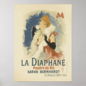 La Diaphane Poudre de Riz Sarah Bernhardt Poster (Voorkant)