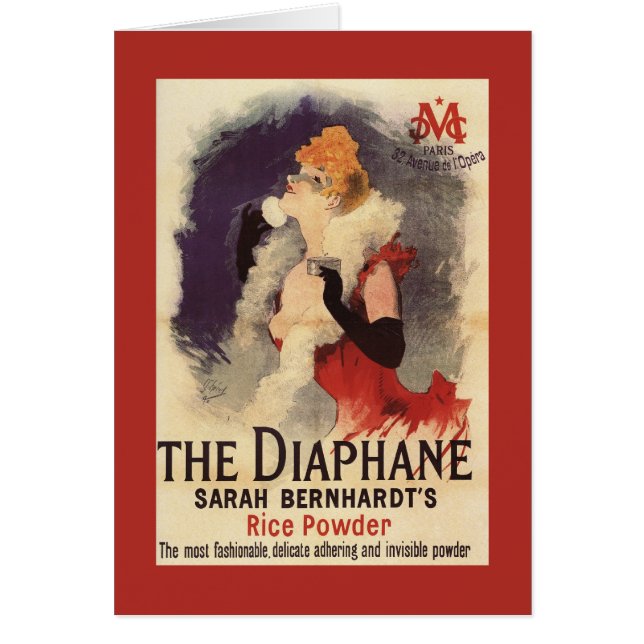 La Diaphane Woman Powdering Face Promo Poster (Voorkant)