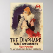 La Diaphane Woman Powdering Face Promo Poster (Voorkant)