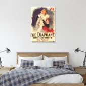 La Diaphane Woman Powdering Face Promo Poster Canvas Afdruk (Insitu (Slaapkamer))