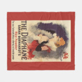 La Diaphane Woman Powdering Face Promo Poster Fleece Deken (Voorkant (Horizontaal))