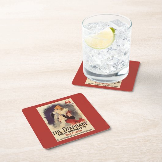 La Diaphane Woman Powdering Face Promo Poster Kartonnen Onderzetters (Insitu)