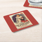 La Diaphane Woman Powdering Face Promo Poster Kartonnen Onderzetters (Schuin)