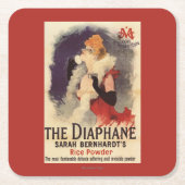 La Diaphane Woman Powdering Face Promo Poster Kartonnen Onderzetters (Voorkant)