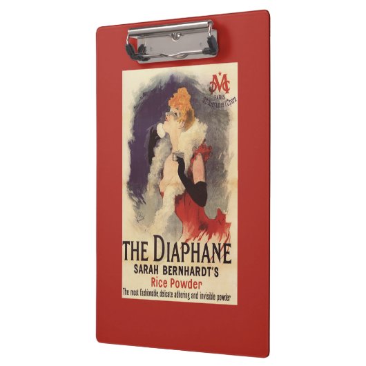 La Diaphane Woman Powdering Face Promo Poster Klembord (Links)