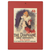 La Diaphane Woman Powdering Face Promo Poster Klembord (Achterkant)
