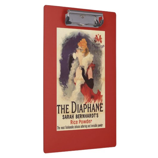 La Diaphane Woman Powdering Face Promo Poster Klembord (Rechts)