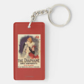 La Diaphane Woman Powdering Face Promo Poster Sleutelhanger (achterkant)