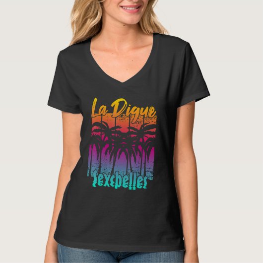 La Digue Seychellen T-shirt (Voorkant)