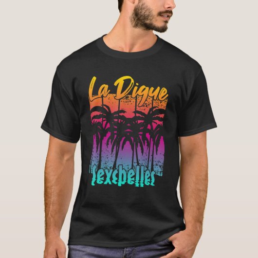 La Digue Seychelles T-shirt (Voorkant)