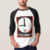 LA Dinsdag Baseball T-shirt - Unisex (Voorkant)