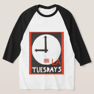 LA Dinsdag Baseball T-shirt - Unisex