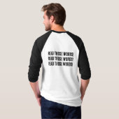 LA-dinsdag honkbal t-shirt - Unisex (Achterkant volledig)