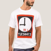 LA dinsdag klassieke t-shirts (Voorkant)