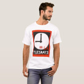 LA dinsdag klassieke t-shirts (Voorkant volledig)