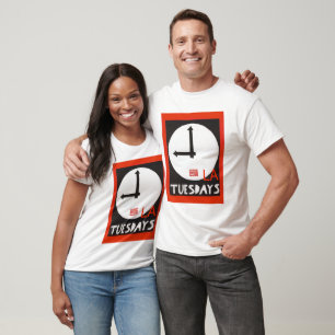 LA dinsdag klassieke t-shirts