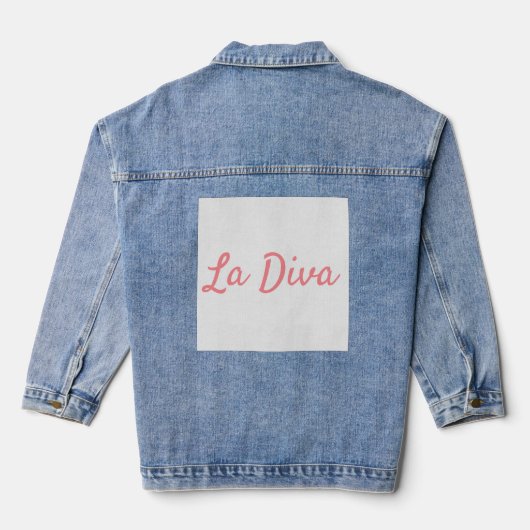 La Diva Denim Jacket (Achterkant)
