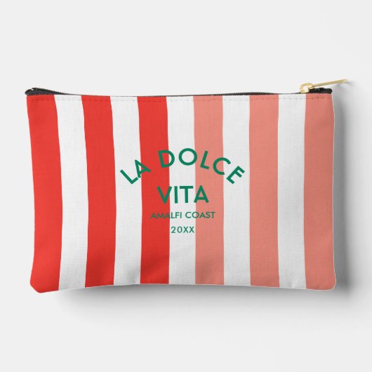 La Dolce Vita Amalfi Coast Cabana Stripe Etui (Achterkant)