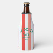 La Dolce Vita Amalfi Coast Cabana Stripe Flesjeskoeler (Fles Voorkant)