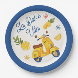 La Dolce Vita Amalfi Coast Feest Papieren Bordje