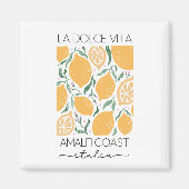 La Dolce Vita Amalfi Kust Italië Citroenen Reizen Magneet (Voorkant)