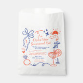 La Dolce Vita Bachelorette Party Survival Kit Bedankzakje (Voorkant)