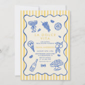 La Dolce Vita Bridal Shower Invitation Kaart (Voorkant)